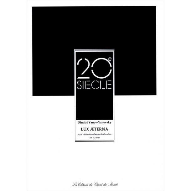 Dimitri Yanov-Yanovsky: Lux Aeterna