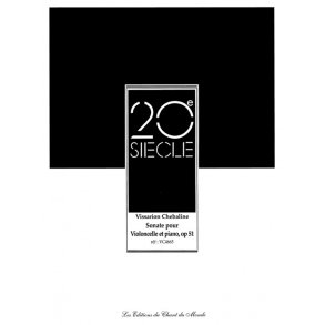 Vissarion Chebaline: Sonate Pour Violoncelle Et Piano, Op. 51 No. 3