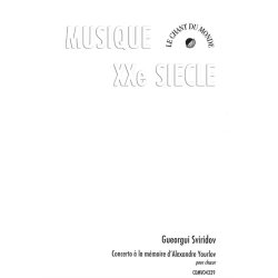 Georges Sviridov: Concerto &agrave;&nbsp; La M&eacute;moire d'Alexandre Yourlov