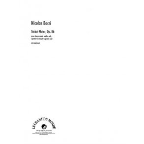 Nicolas Bacri: Stabat Mater, Op. 86