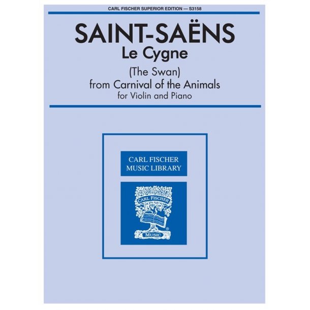 Camille Saint-Saens: The Swan (Carnival Of The Animals) - Violin/Piano