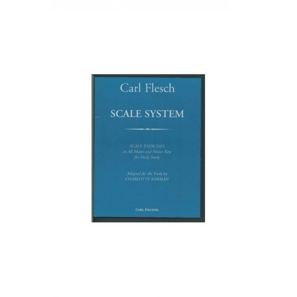FLESCH CARL SCALE SYSTEM (KARMAN CHARLOTTE) VIOLA BOOK