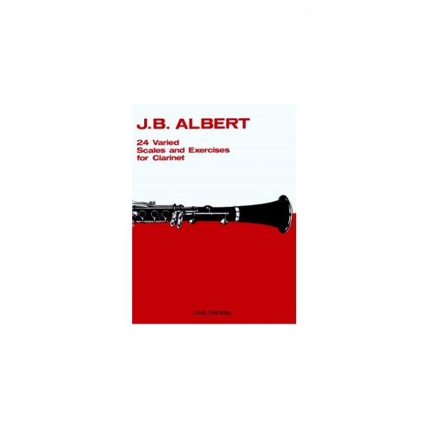 ALBERT JB 24 VARIED SCALES &amp; EXERCISES CLARINET BOOK