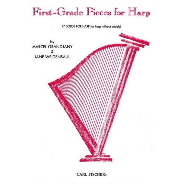 GRANDJANY MARCEL/WEIDENSAUL JANE FIRST-GRADE PIECES FOR HARP BOOK