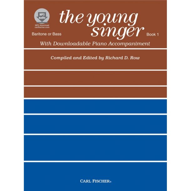 THE YOUNG SINGER BOOK 1 (ROW RICHARD) BARITONE OR BASS BOOK/CD