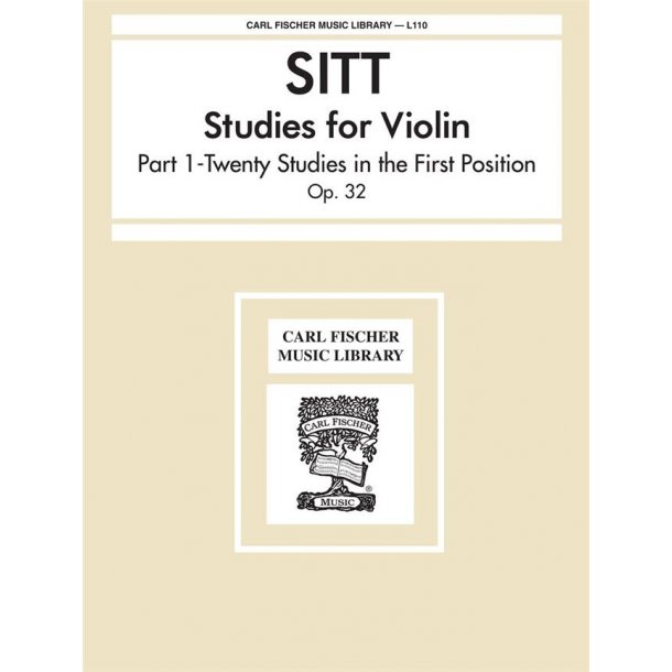 Sitt Studies For Vln Op.32 Vol 1 Bk