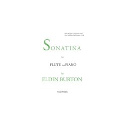 Burton Eldin Sonatina Flt/Pf Bk