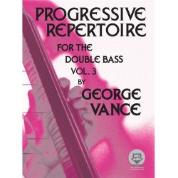 Progressive Repertoire For The Double Bass - Book 3 (Book/CD)