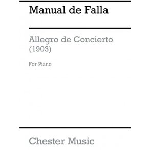 Manuel De Falla: Allegro De Concierto Piano Solo
