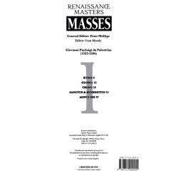 Renaissance Masters Masses 1: Palestrina Missa Dies Sanctificatus