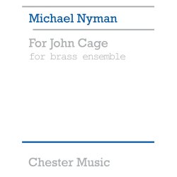 Michael Nyman: For John Cage Brass Ensemble