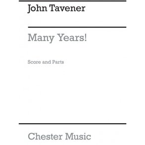 Tavener: Many Years (Score and Parts)