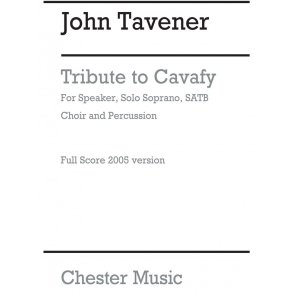 John Tavener: Tribute To Cavafy (Score)