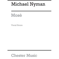Michael Nyman: Mose (Vocal Score)