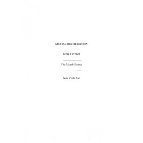 John Tavener: The Myrrh-Bearer (Viola Part)