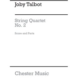 Joby Talbot: String Quartet No.2 (Score/Parts)