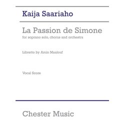 Kaija Saariaho: La Passion De Simone (Vocal Score)