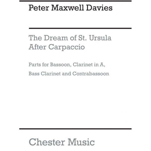 Peter Maxwell Davies: The Dream Of St. Ursula (Parts)