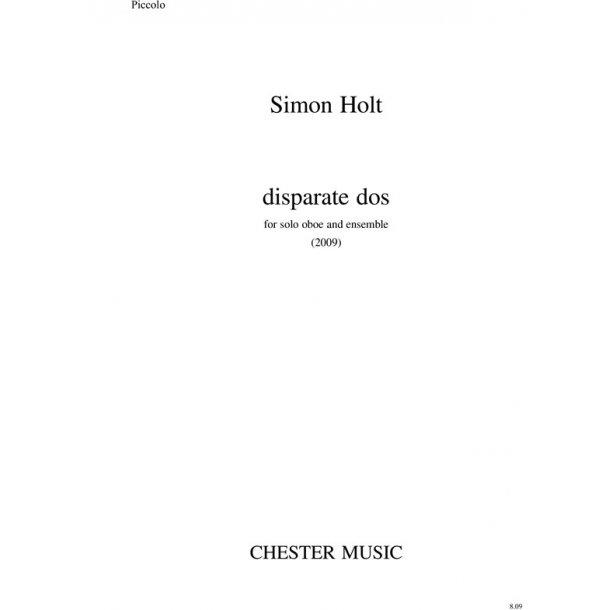 Simon Holt: Disparate Dos (Parts)