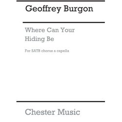 Geoffrey Burgon: Where Can Your Hiding Be