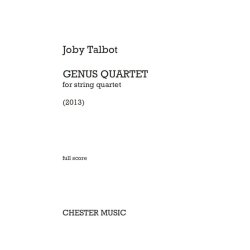 Joby Talbot: Genus Quartet (For String Quartet)