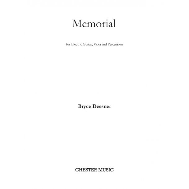 Bryce Dessner: Memorial