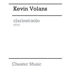 Kevin Volans: clarinet:solo