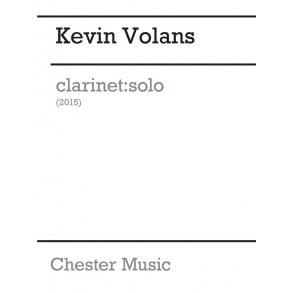 Kevin Volans: clarinet:solo