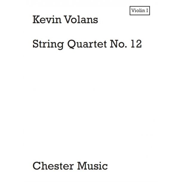 Kevin Volans: String Quartet No.12 (Parts)
