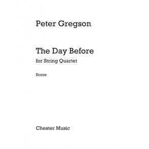 Peter Gregson: The Day Before (Score & Parts)