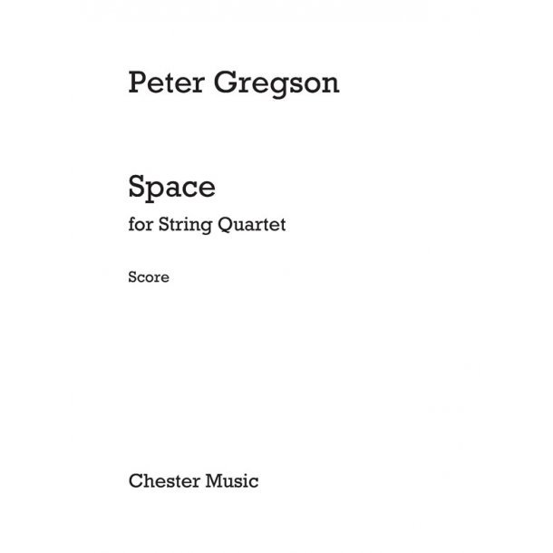 Peter Gregson: Space (Score/Parts)