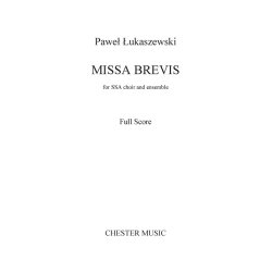 Pawe&#322; &#321;ukaszewski: Missa Brevis (Full Score)
