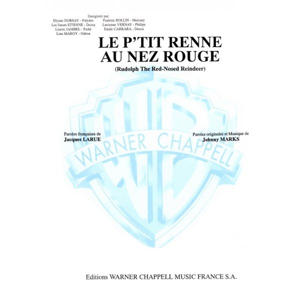 Le P'Tit Renne Au Nez Rouge