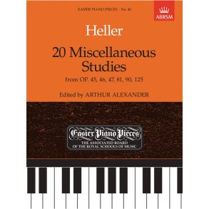 Stephen Heller: 20 Miscellaneous Studies (Op.45, 46, 47, 81, 90 and 125)
