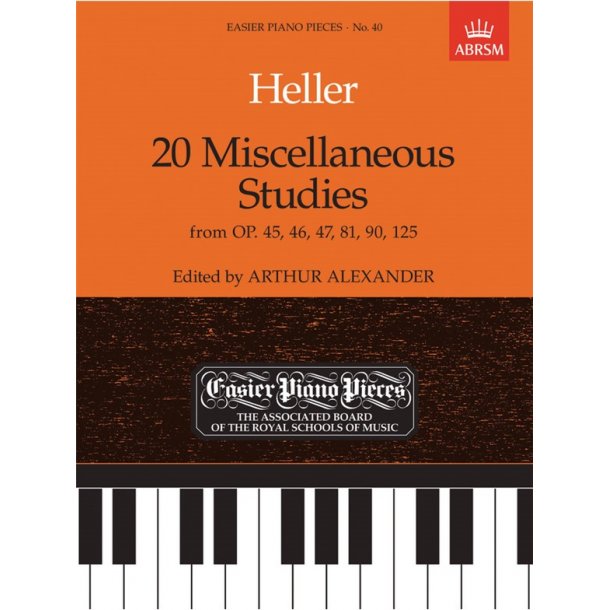 Stephen Heller: 20 Miscellaneous Studies (Op.45, 46, 47, 81, 90 and 125)