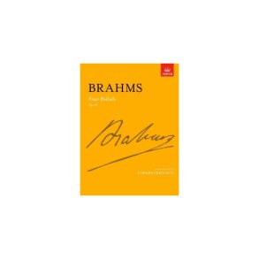 Brahms 4 Balads Op.10 Piano Pf Book