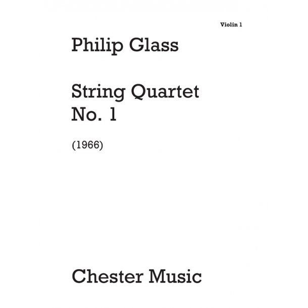 Philip Glass: String Quartet No. 1 (Set Of Parts)