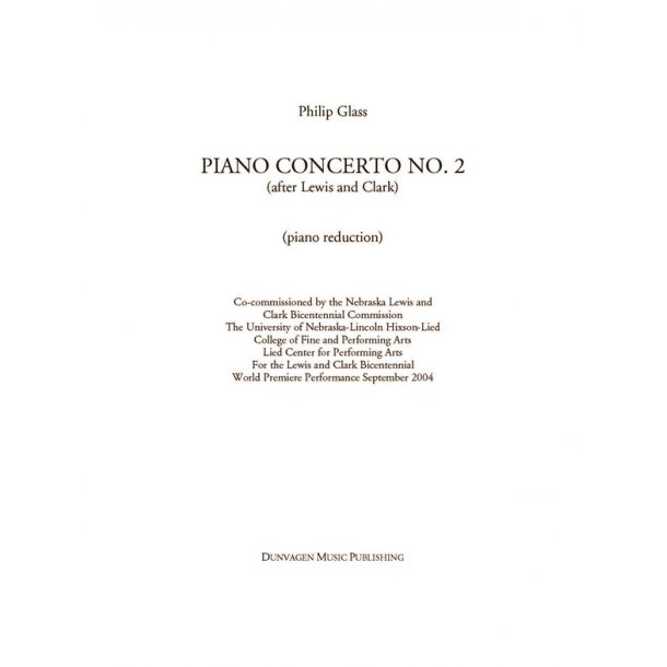 Philip Glass: Piano Concerto No 2
