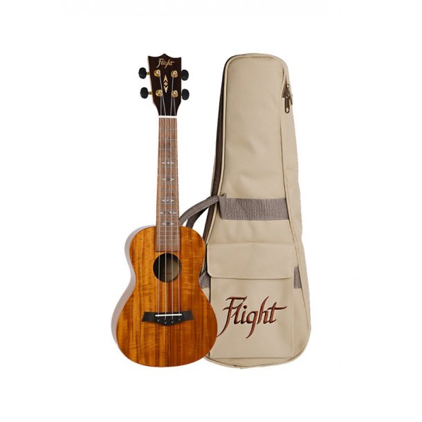Koncert Koa Ukulele (With Bag) - Flight DUC445 