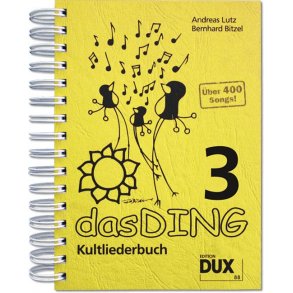 DAS DING KULTLIEDERBUCH 3 (ARR LUTZ & BITZEL) SONGBOOK BK