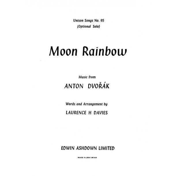 Dvorak, A Moon Rainbow Unison/Pf