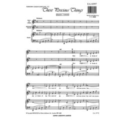 Bird, F These Precious Things Unison/Piano