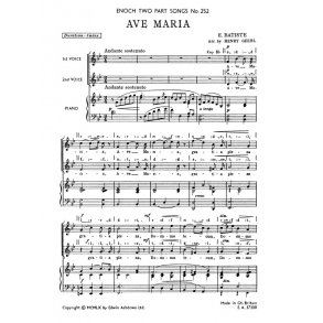 Batiste, E Ave Maria 2 Pt/Pf (Tp252)