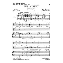 Beethoven: The Minuet (2 Part/Piano) Arr. Geehl