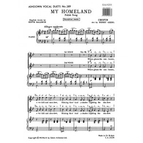Chopin, F  My Homeland 2 Pt (Ea289)