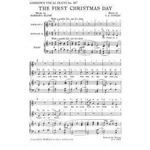 Copley, I First Christmas Day, The  2-pt(Ss)/Pf