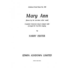 Dexter,h Mary Anne (Jamaica Song) 2 Pt