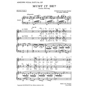 Dexter, H Must It Be? 2pt/Piano