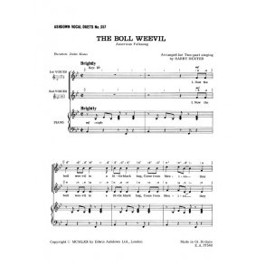 Dexter, H Boll Weevil 2pt/Piano