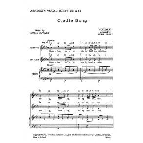 Schubert, F Cradle Song 2-pt/Pf